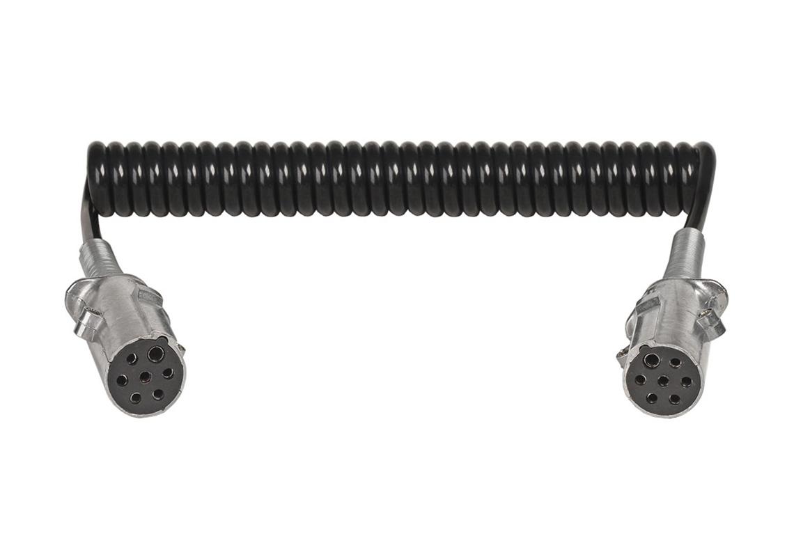 Cordon spiralé 7/24N - 3,5 M Metal